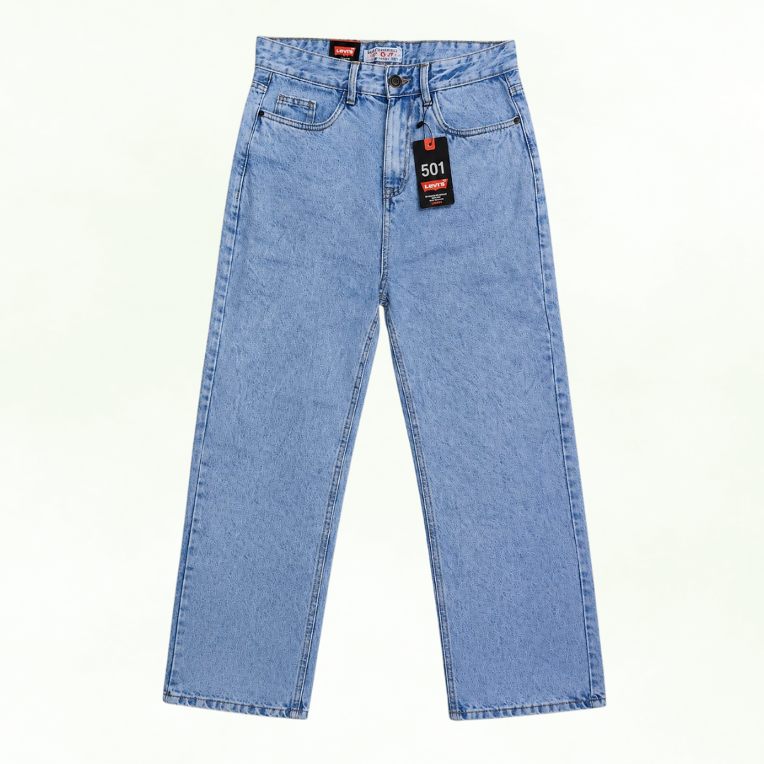 Levis High Quality Semy Baggy Pant - Light Blue Color